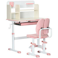 KINDERSCHREIBTISCH DE-17536 Rosé - Pink, Metall (80/109/52cm) - ComfortXL