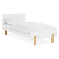 KINDERBETT Weiß 90/200 cm Lattenrost - Weiß, Holz (95/77/209cm) - Homestyle4u