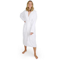 BADEMANTEL Cotton Ida: XL, Weiß - Weiß, Textil (XLnull) - Blumtal