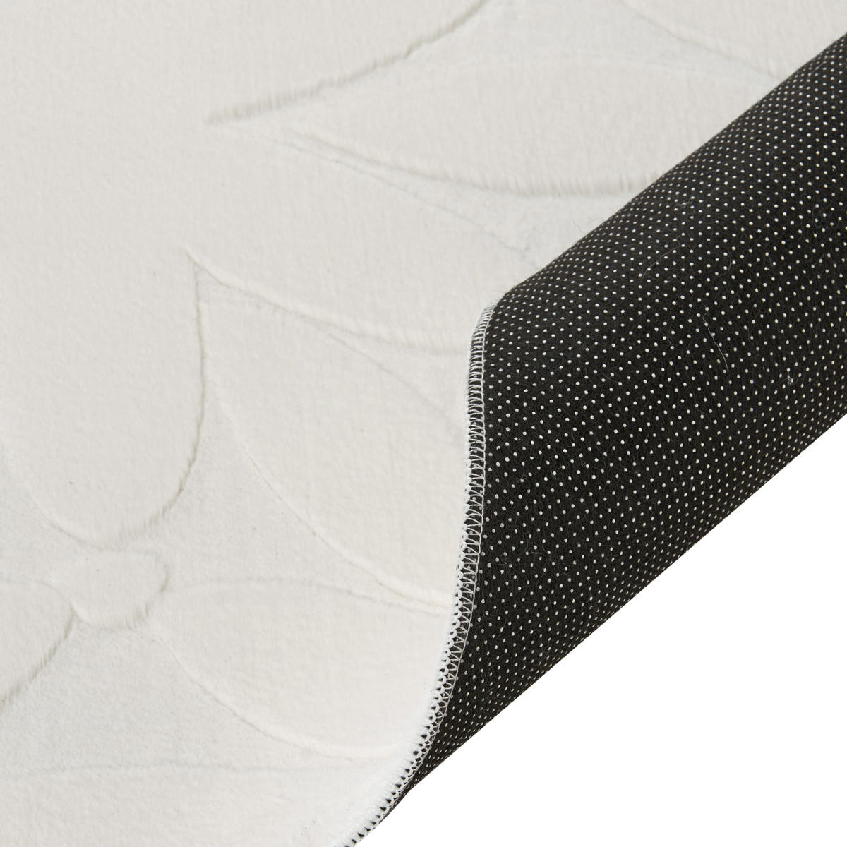 KOBEREC Krémově bílý 160/230 cm Hood - bílá/krémová, textil (160/230cm) - Beliani