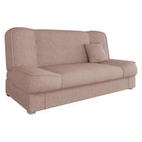 SCHLAFSOFA Gabi - Hellrosa/Silberfarben, Holz/Kunststoff (175/80/80cm) - MIRJAN24