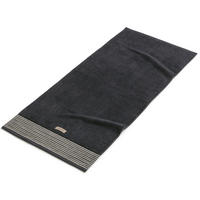HANDTÜCHER WELLNESS CHENILLE-BORDÜRE DARK GREY - 820 - Grau, Textil (80/150cm) - MÖVE