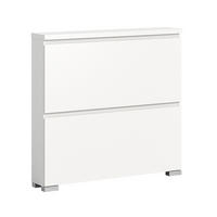 SCHUHSCHRANK Shoelove 18/95/88 cm - Weiß, Holzwerkstoff (95/88/18cm) - Xonox