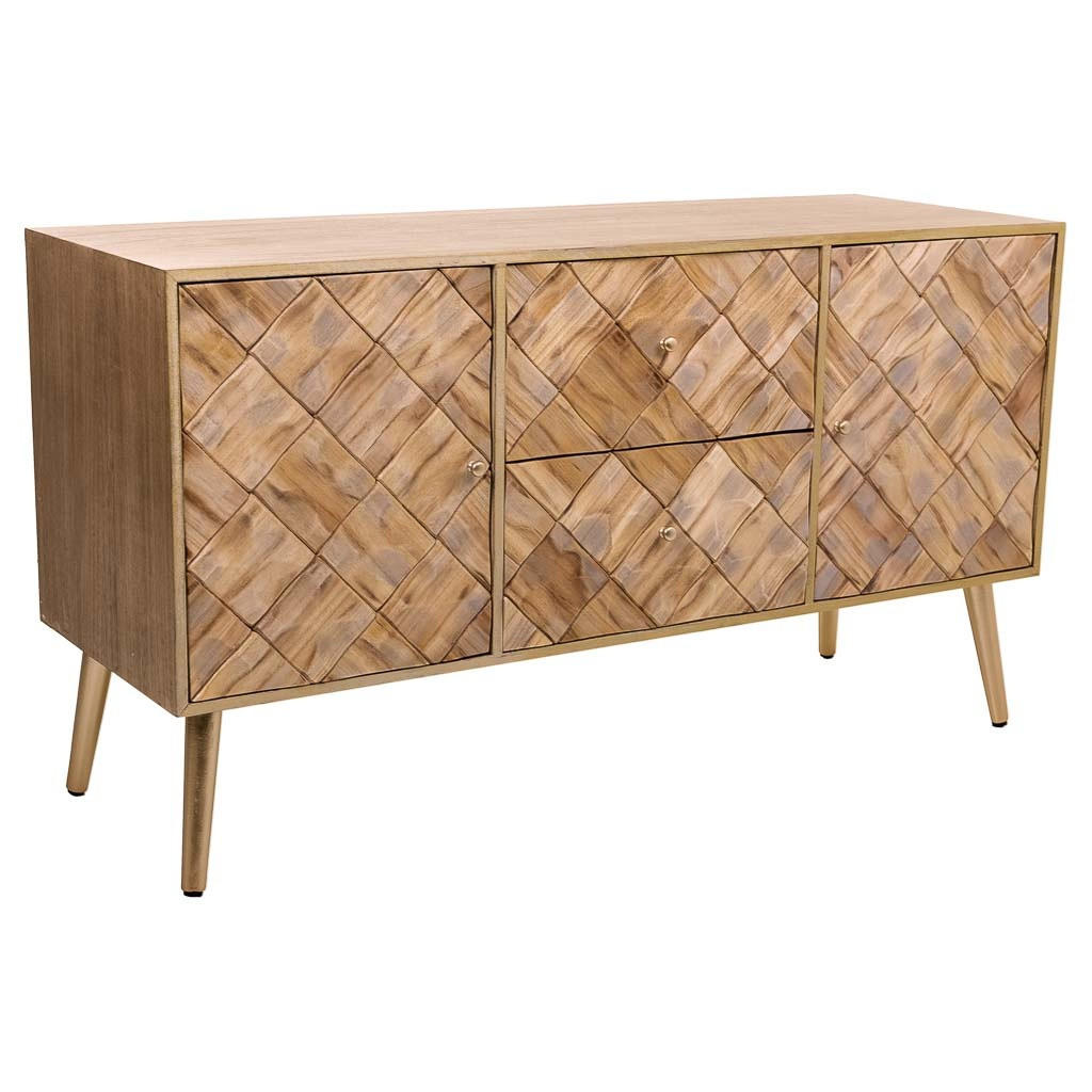 Wanderlust Sideboard Braun 118x65x41 cm