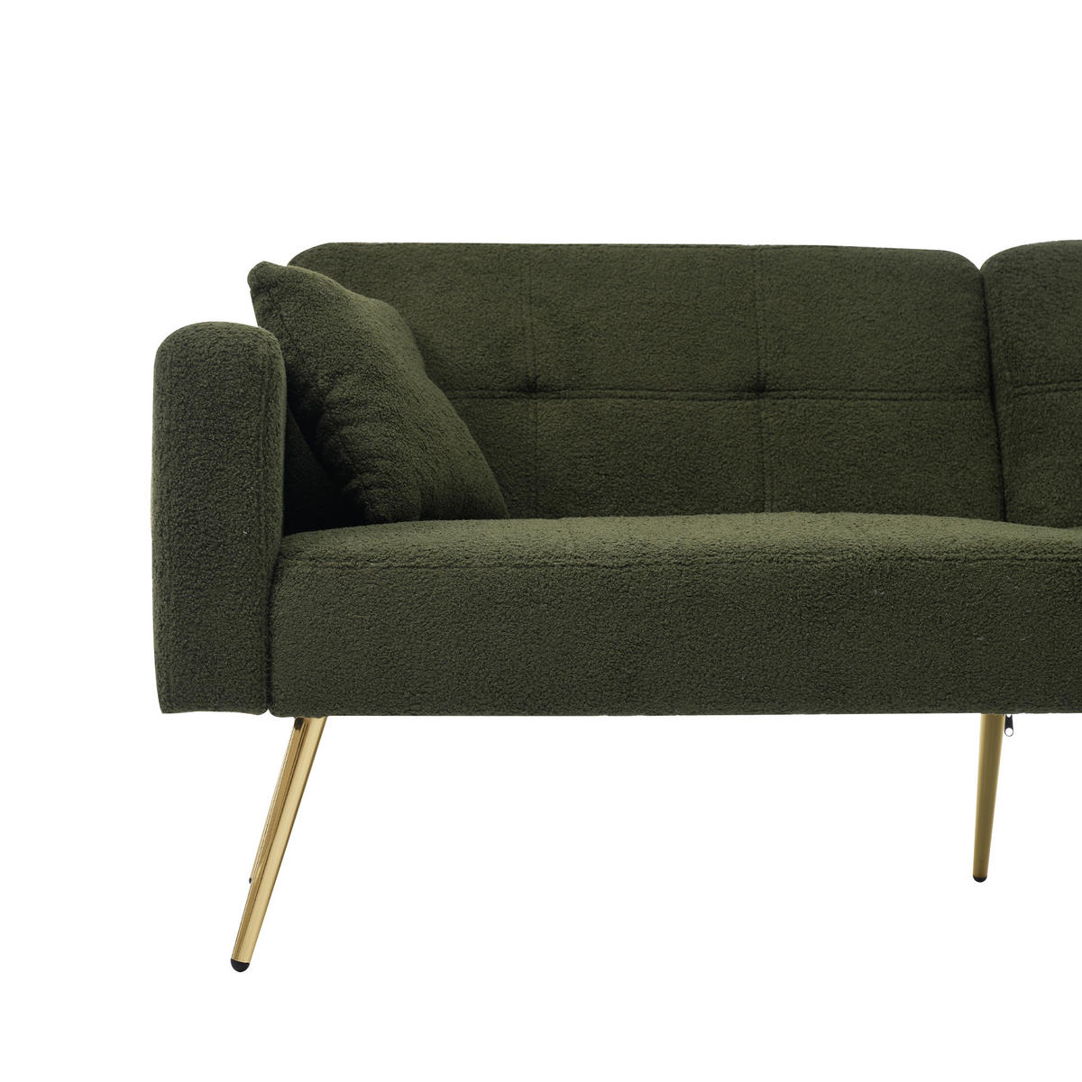 SOFA 2-Sitzer 175/64/72 cm Antikgrün - Grün, Textil (64/72/175cm)