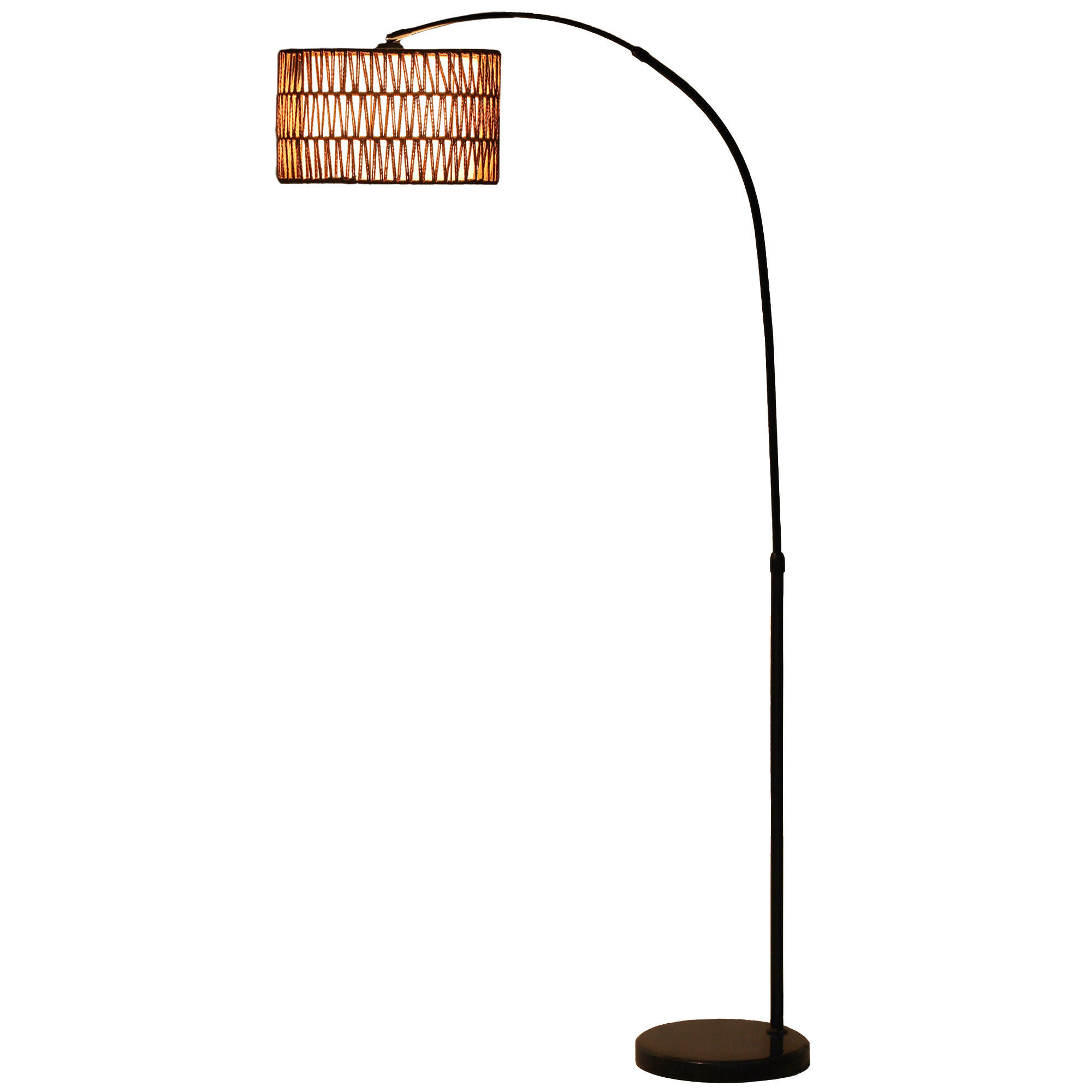 STEHLAMPE Wohnzimmer Stehleuchte, Schwarz, exkl. Glühbirne - Schwarz, Metall (34/93/175cm) - HOMCOM