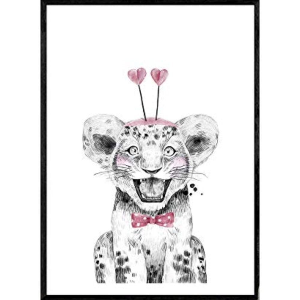 POSTER Leon Baby – Kinder A3 Rahmenlos - Klar, Papier (29.7/5/42cm) - Nacnic