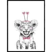 POSTER Leon Baby – Kinder A3 Rahmenlos - Klar, Papier (29.7/5/42cm) - Nacnic