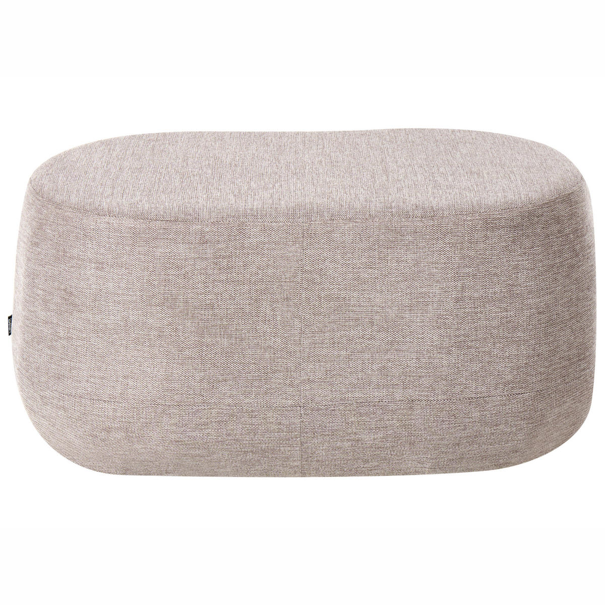 POLSTERBANK Taupe Ashton - Taupe, Textil (100/44/60cm) - Beliani