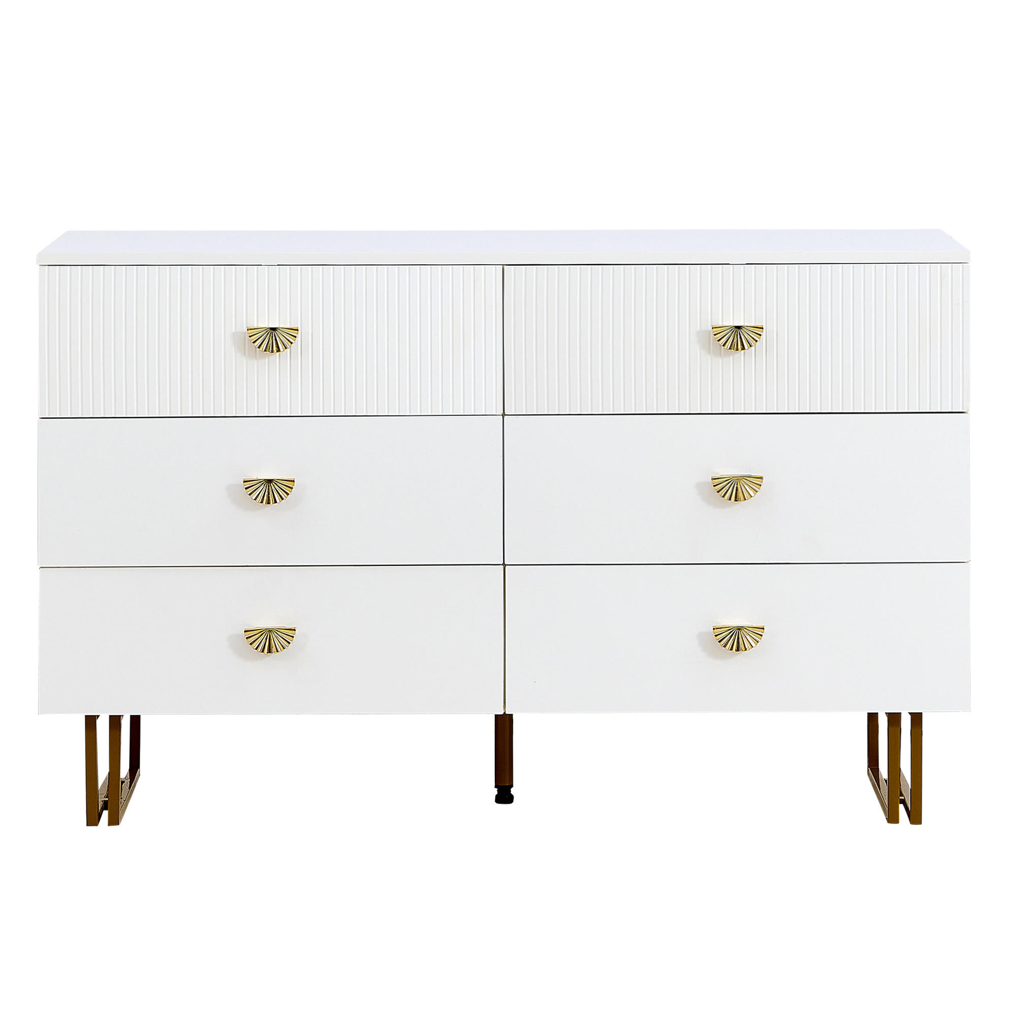 SIDEBOARD Weiß 120/40/75 cm - Weiß, Holzwerkstoff (120/75/40cm) - PANGIVO