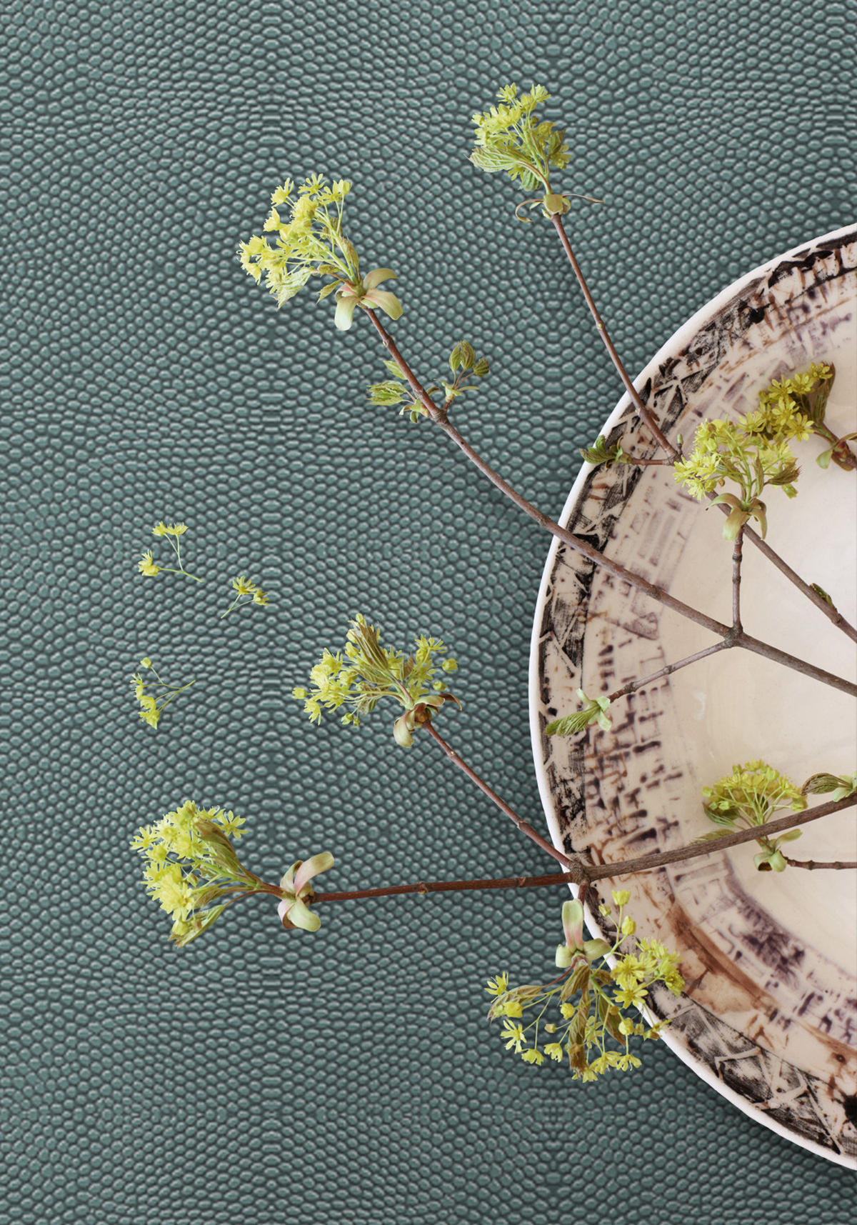 TAPETE Tierhautmuster 53 cm x 10.05 m - Blau, Papier (53/1000cm) - Origin Wallcoverings