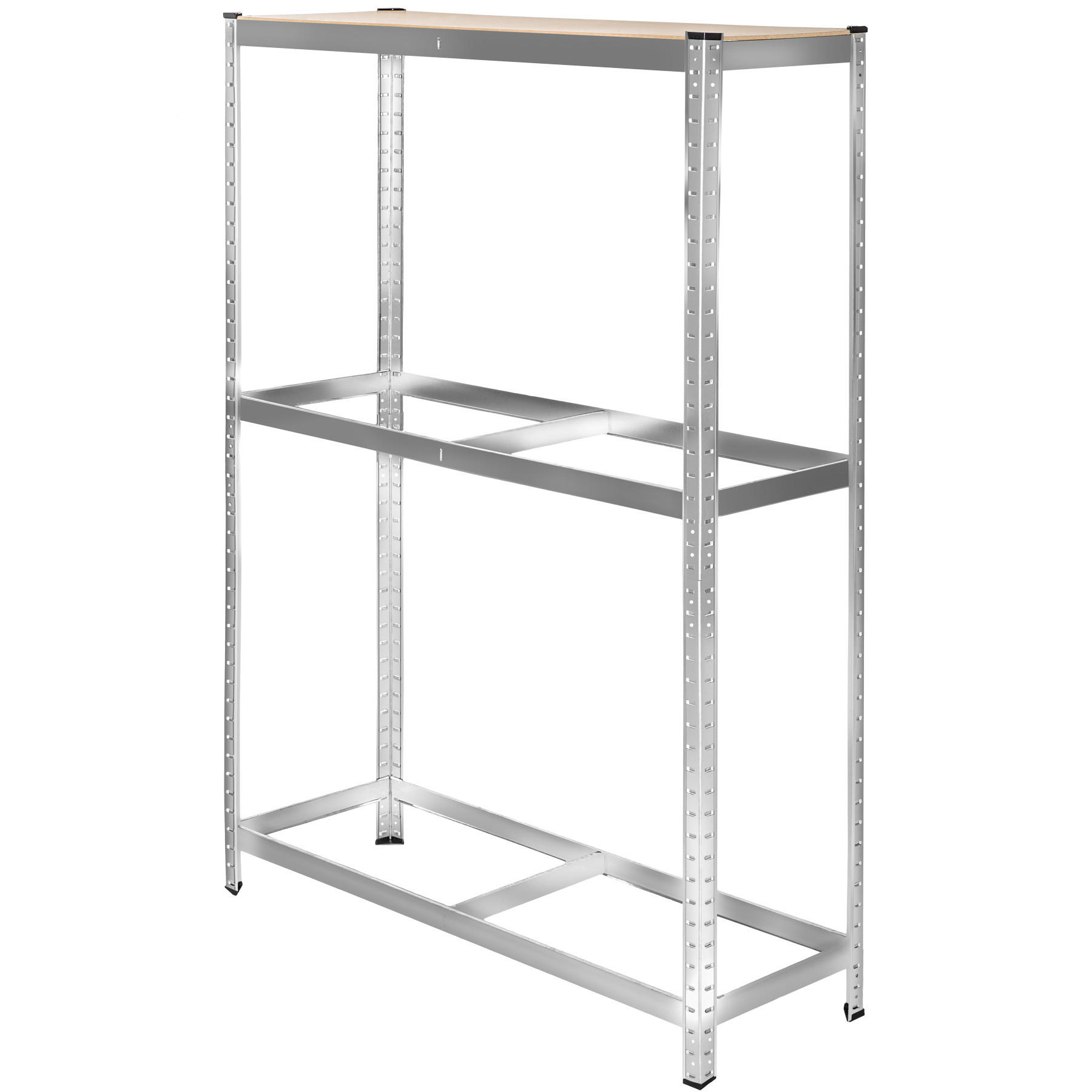 REIFENREGAL ,120 x 40 x 180 cm,grau - Grau, Metall (40/180/120cm) - tectake