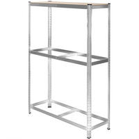 REIFENREGAL ,120 x 40 x 180 cm,grau - Grau, Metall (40/180/120cm) - tectake