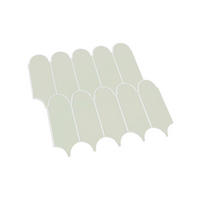 FLIESENAUFKLEBER 1 Stück 30,5 x 30,5 cm Selbstklebende Fliesen - Corbe Verde - Grün, Kunststoff (30.5/0.16/30.5cm) - Mazovia