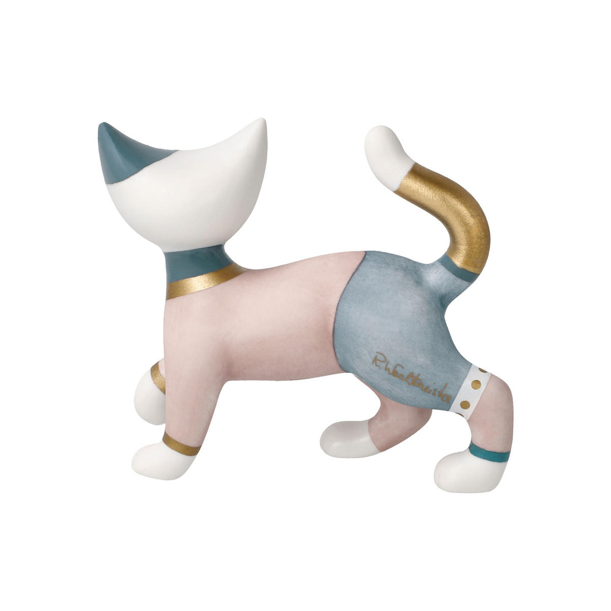 TIERFIGUR Rosina Wachtmeister - Molly, Biskuit-Porzellan, Bunt, 7 cm - Multicolor, Keramik (2.5/7/7.5cm) - Goebel