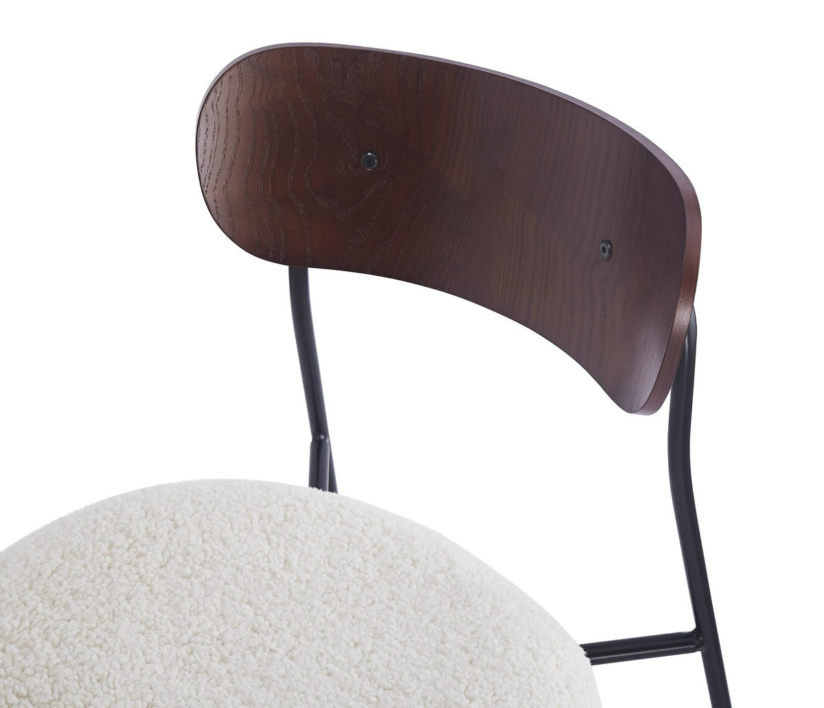 STUHL 2er-Set Stoff Weiß - Weiß, Textil (51.5/79/50.5cm) - Nordlys