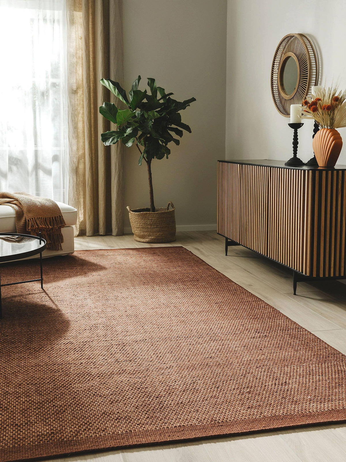 WOLLTEPPICH Rocco Braun 120x170 cm - Braun, Textil (120/170cm) - benuta Pure