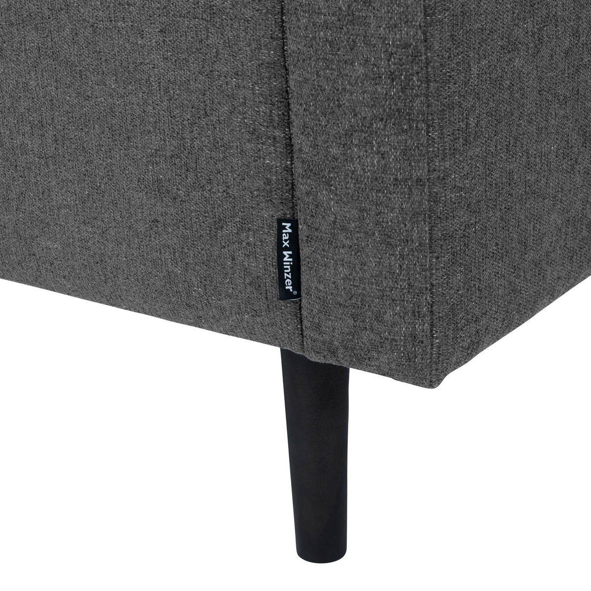 KINDERSOFA 2-Sitzer Keavy Flachgewebe anthrazit - Anthrazit, Kunststoff (102/57/34cm) - 58aufmkessel