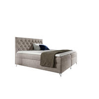 BOXBETT Ambre In Fresh - Beige, Holzwerkstoff/Textil (120/200cm) - Fun Möbel