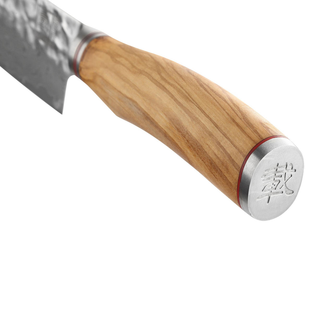 BLOCKMESSER 20 cm - Braun, Holz/Metall (34cm) - Zayiko