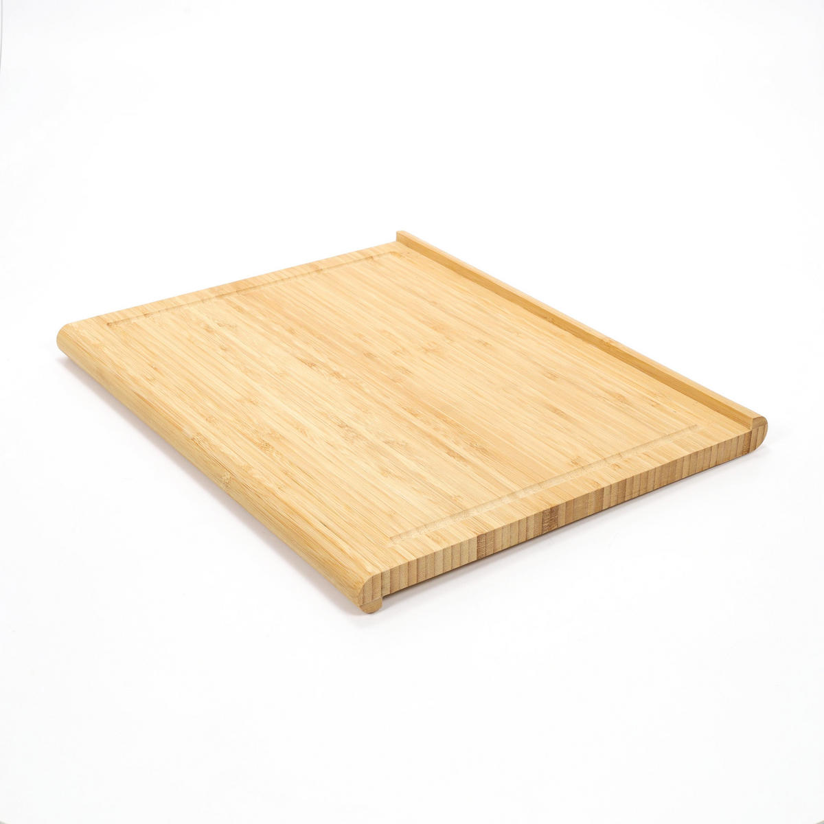 SCHNEIDEBRETT Hacken - Bambus Zimmerei 38/48/3 cm - Braun, Naturmaterialien (48/38cm) - ZELLER