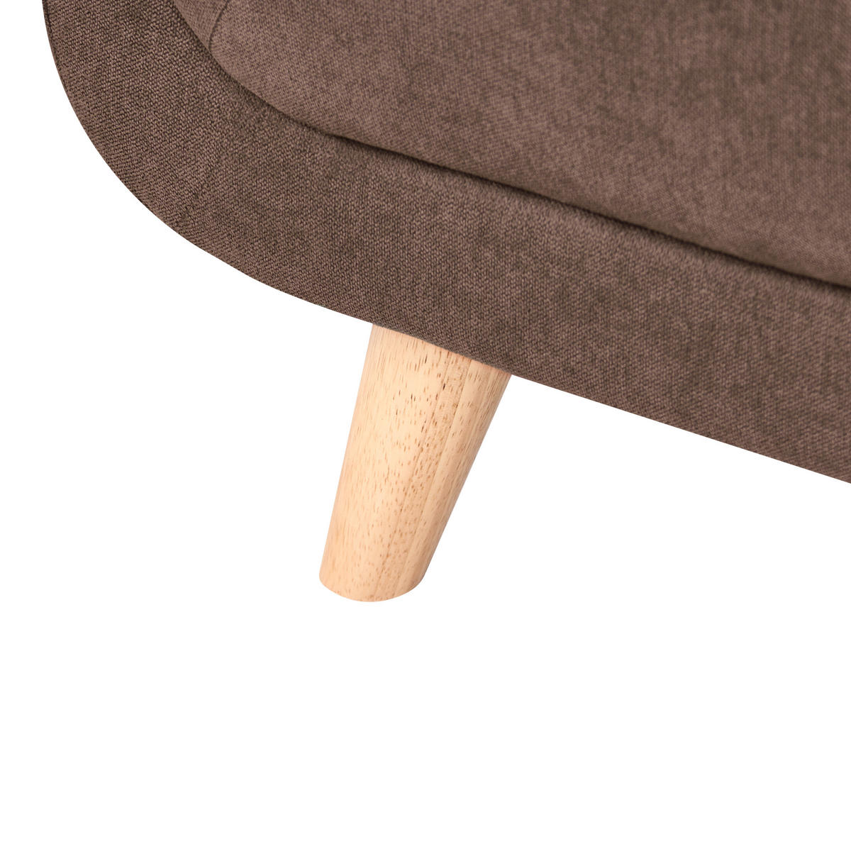 2 SZEMÉLYES KANAPÉ Szövet Sötétbarna Habo - sötétbarna, textil (176/78/72cm) - Beliani