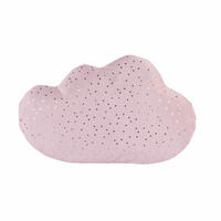 SAMTKISSEN mit metallischem Muster 40/25/6 cm - Rosa, Textil (25/40cm) - Home Styling Collection