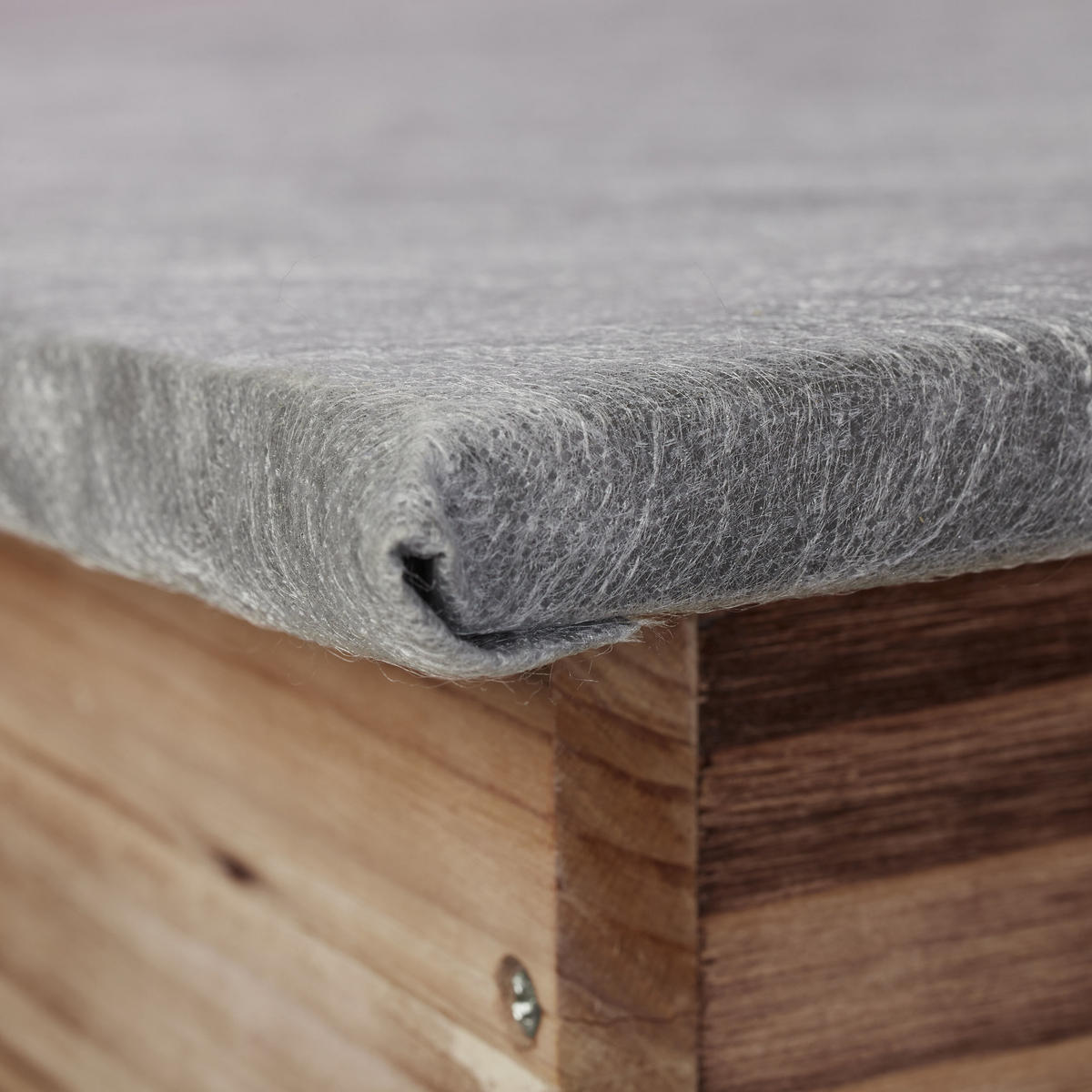 IGELHAUS - Braun, Holz/Textil (46/21/34cm) - Relaxdays