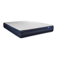 BETT Actimemo tech Memory-Schaum 120 x 220 cm h4 - Kit Bettgestell Grau - Beige/Grau, Holz (120/220cm) - ACTISOM