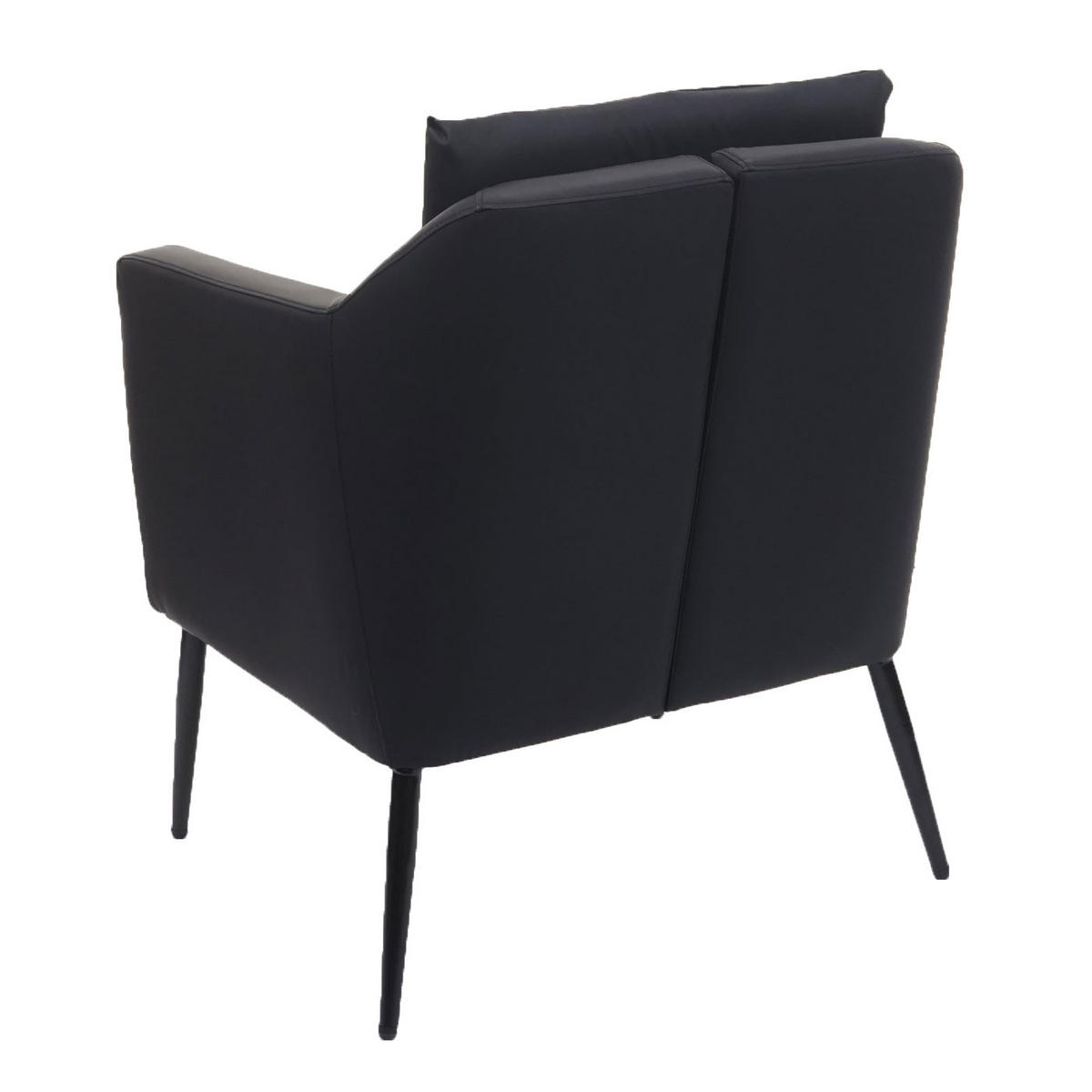 RELAXSESSEL H93A Schwarz - Schwarz, Textil (70/92/70cm) - MCW