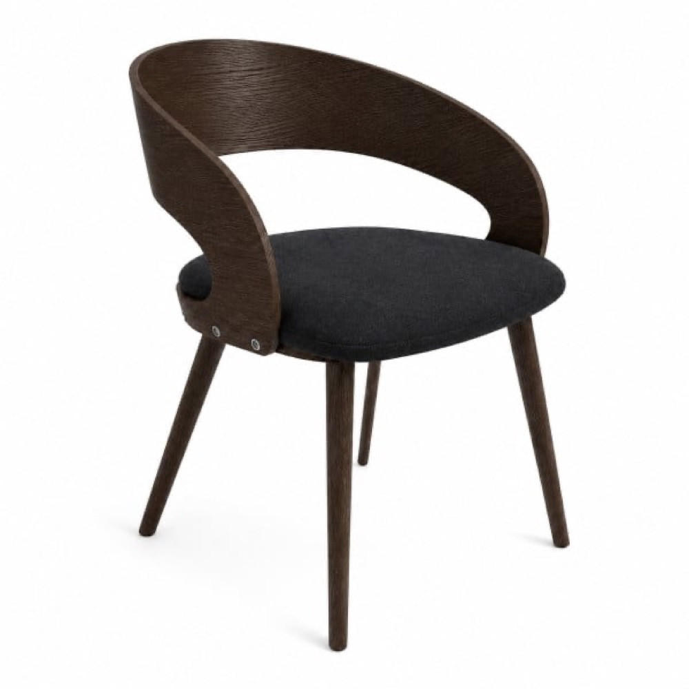 STUHL Braun 105 Gepolstert Mit Holzgestell 52x47x48 cm - Multicolor, Holzwerkstoff (52/48/47cm) - Sepro Meble