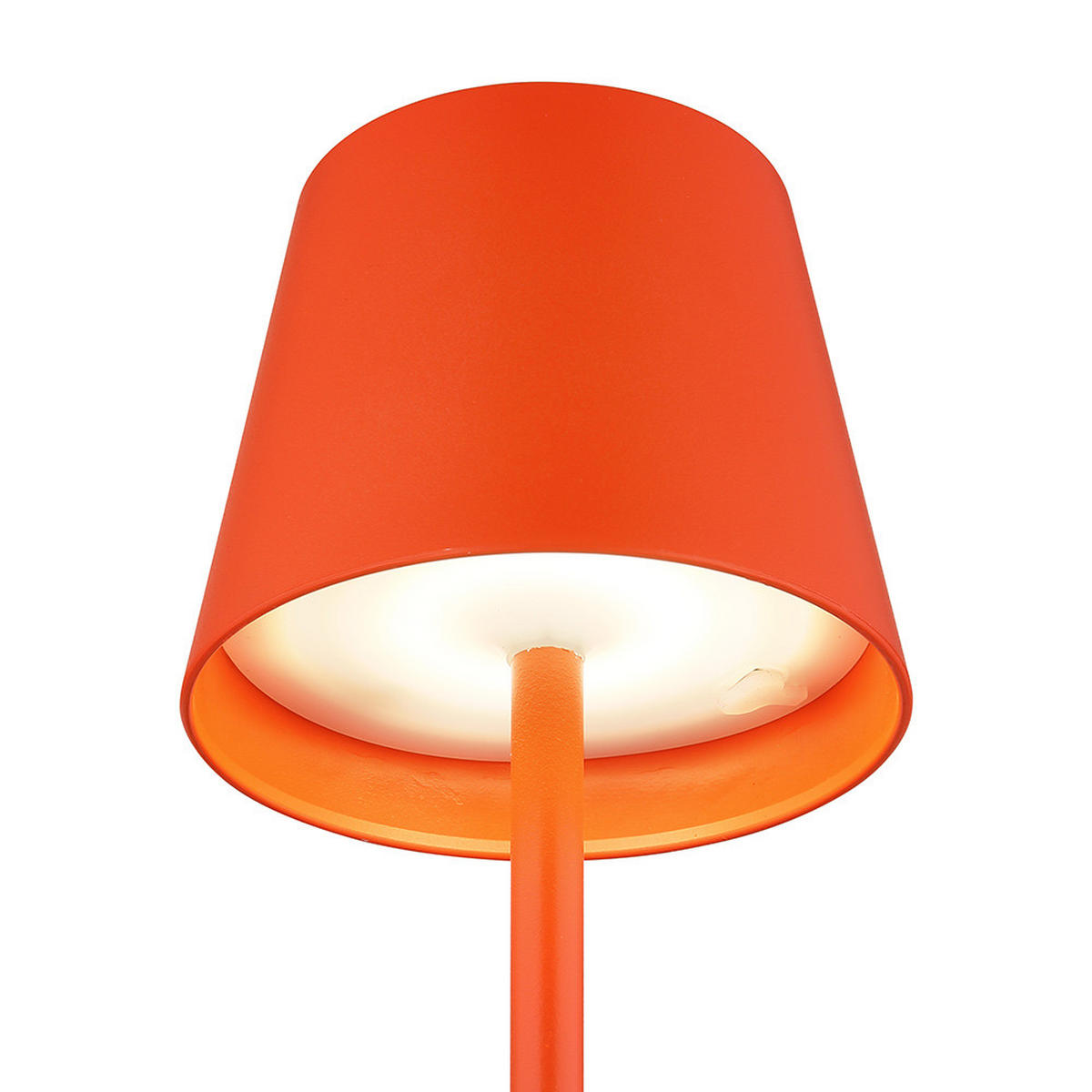 LED TISCHLAMPE Vannie I orange - Orange, Metall (11.5/11.5/36cm) - Globo Lighting