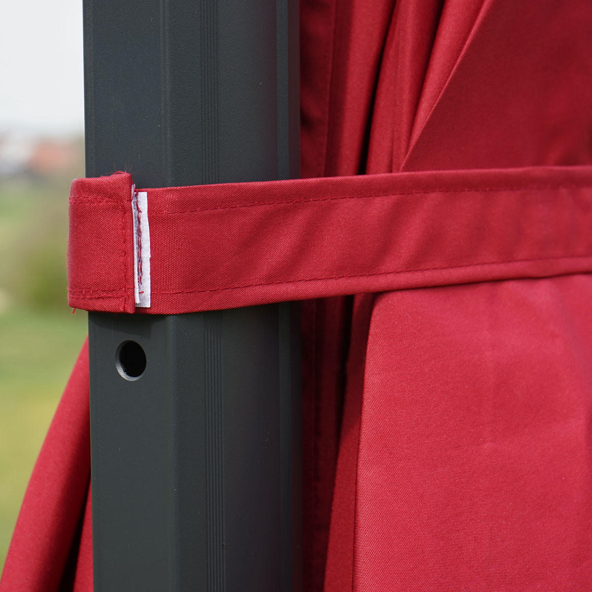 AMPELSCHIRM I Bordeaux 300/300 cm - Bordeaux, Textil (360/300cm) - MCW