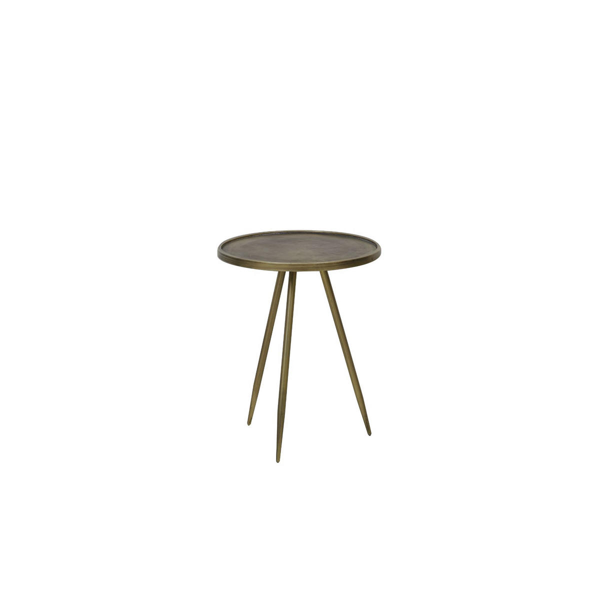 BEISTELLTISCH ENVIRA Gold 39.5/39.5/50.5 cm - Goldfarben, Metall (39.5/39.5/50.5cm) - Light & Living