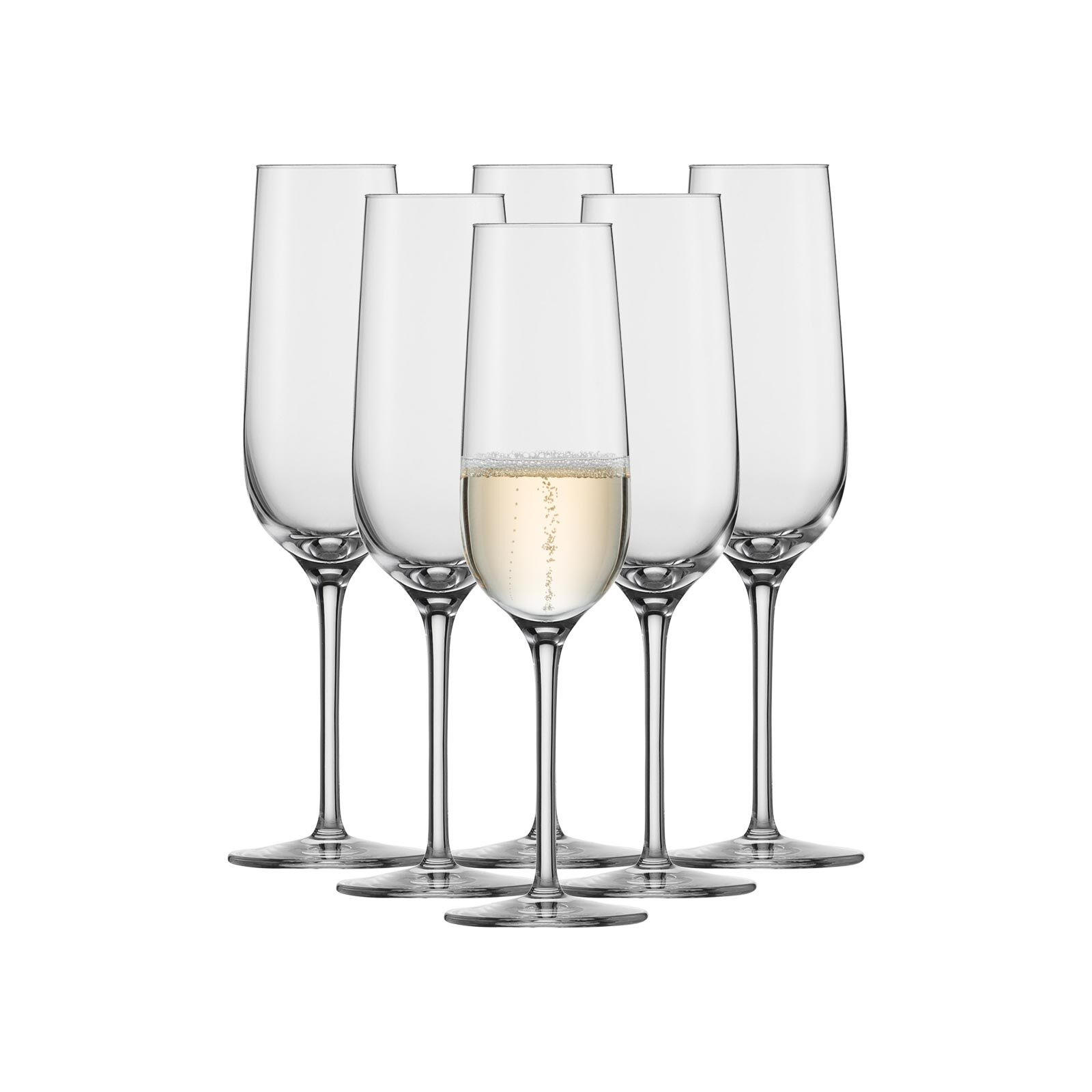 SEKTGLÄSER Vinezza transparent 225 ml 6er Set - Transparent, Glas (0.225L) - Eisch