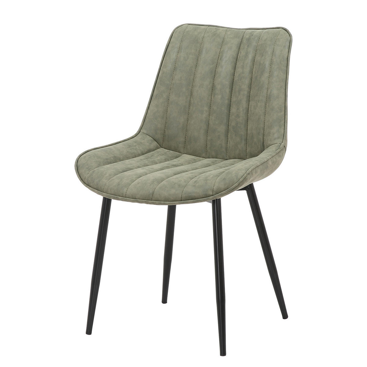 POLSTERSTUHL - Olivgrün, Kunststoff (53/81/60cm) - home24