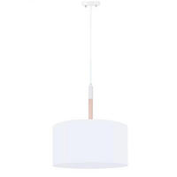 HÄNGELEUCHTE PLISO, Weiß - Weiß, Holzwerkstoff/Textil (40/40/44cm) - KONSIMO®
