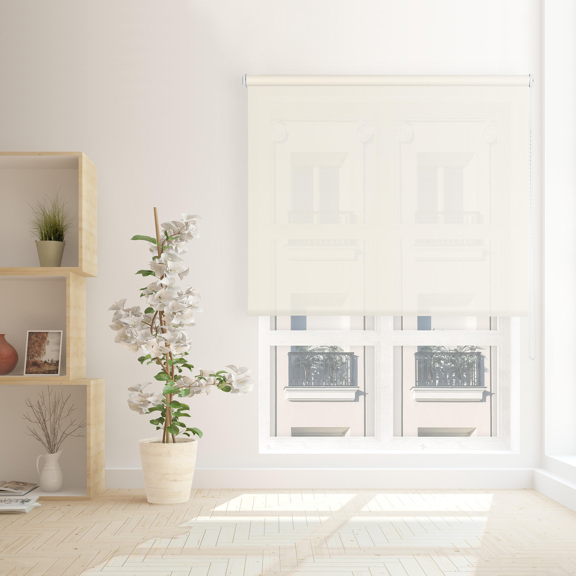 SEITENZUGROLLO Viewtex Screen 10% Öffnungsgrad - Beige, Textil (75/250/250cm) - VIEWTEX