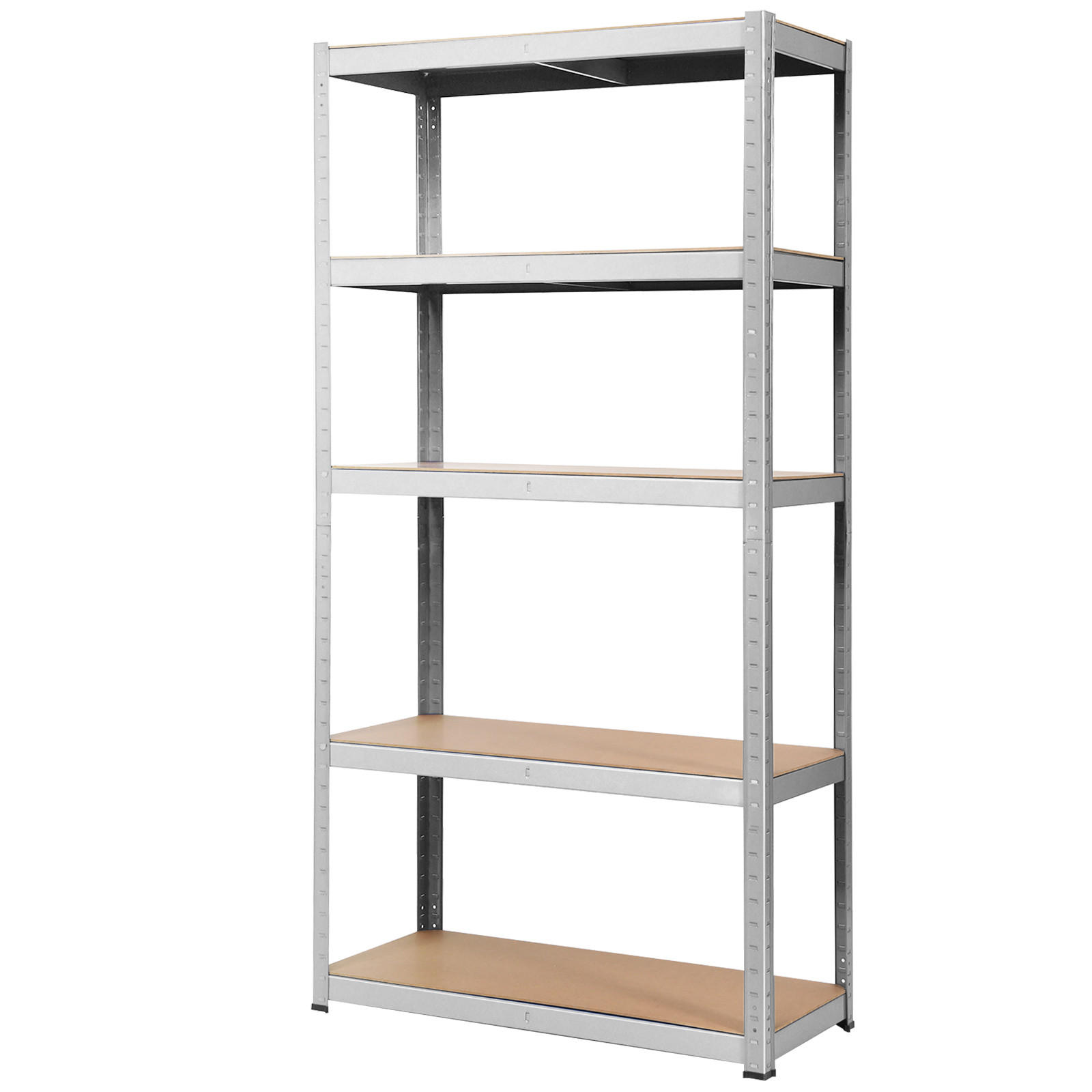 FÖRVARINGSSTÄLL Silver - Silverfärgad, Trä (90/180/40cm) - COSTWAY