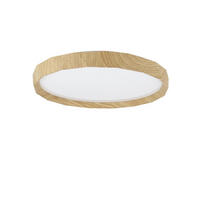 LED-DECKENLEUCHTE Richard 40 cm - Ahornfarben, Kunststoff (40/40/6.5cm) - Nettlife