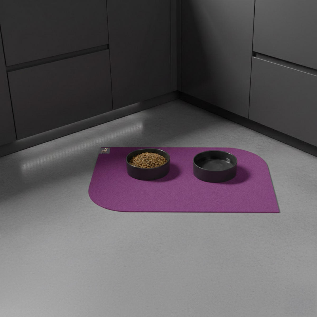 NAPFUNTERLAGE, Öko-Tex, Blattform Pflaume 60 x 90 cm - Pflaume, Textil (90/60cm) - SANOZOO