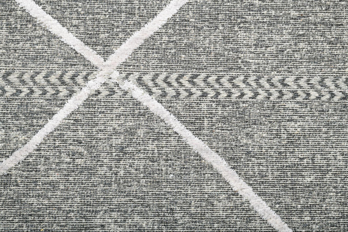 FLACHWEBTEPPICH Braderup 80x200 cm - Anthrazit, Textil (80/200cm) - Sansibar SYLT