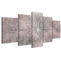 LEINWANDBILD Boho 5-tlg. 100x50 cm - Multicolor, Holz (100/50cm) - LUMASOUL