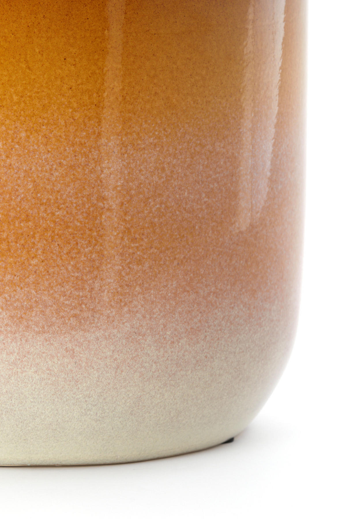 BEISTELLTISCH Franca Gelb Ø34/46,5 cm - Gelb, Keramik (30.5/30.5/26cm) - Light & Living