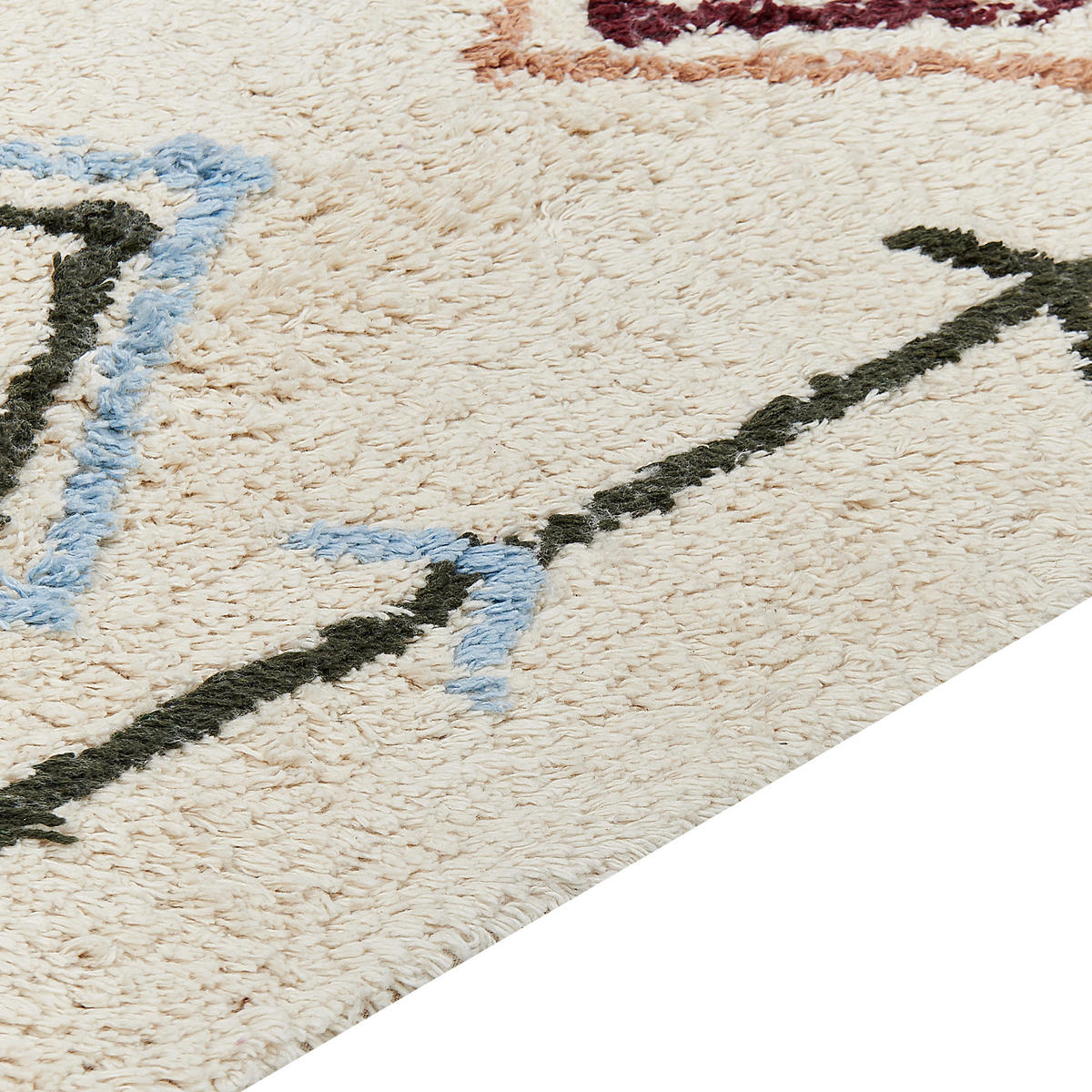 TEPPICH geflochten Corum 230/160 cm - Beige, Textil (160/230cm) - Beliani