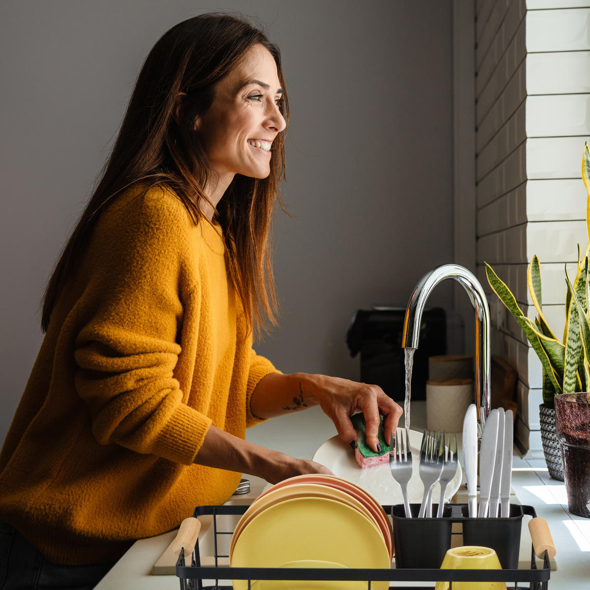 ABTROPFGESTELL - Grau, Holz/Kunststoff (42/15.5/31cm) - Relaxdays