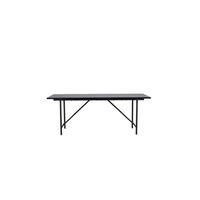 ESSTISCH 90x200cm schwarz - Schwarz, Holzwerkstoff (200/90/75cm) - ebuy24