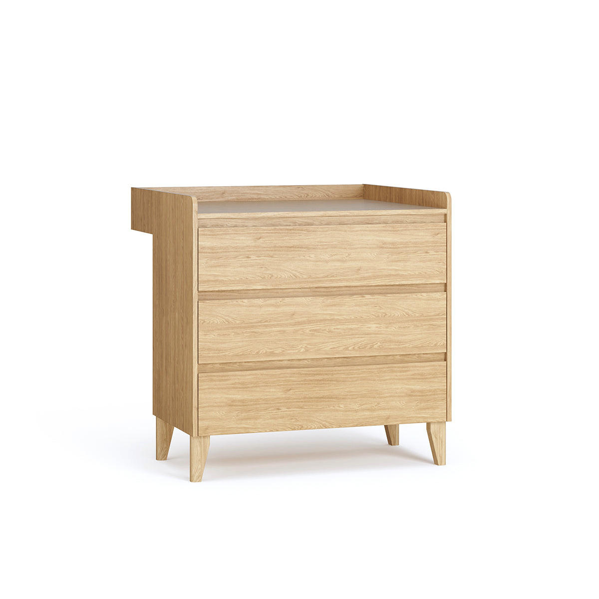BABYZIMMER 3-teilig Muve Holz - Braun, Holzwerkstoff (143/90/75cm) - Petits-meubles