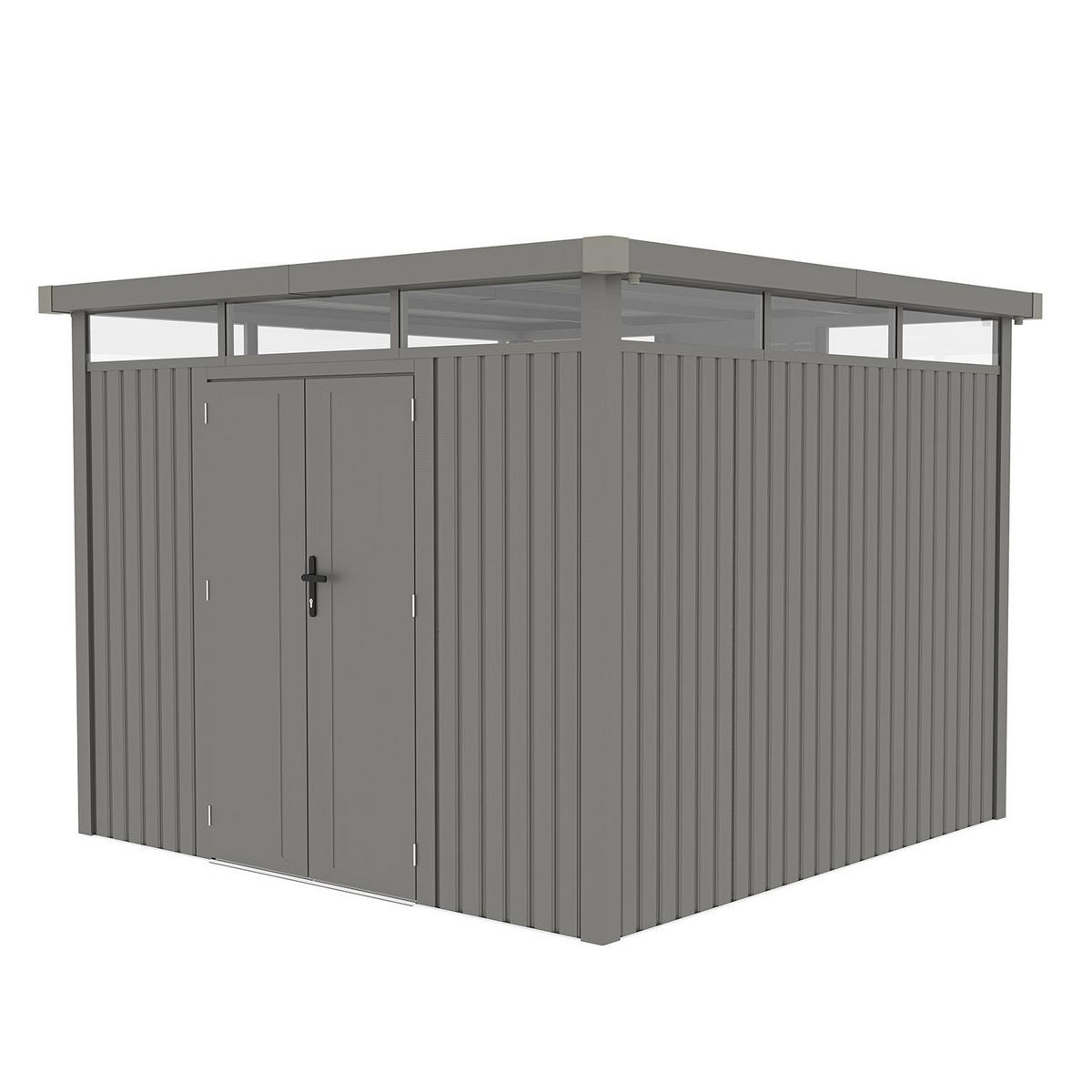 GERÄTEHAUS Luzern Pro Taupe - Taupe, Metall (294/222/294cm) - Juskys