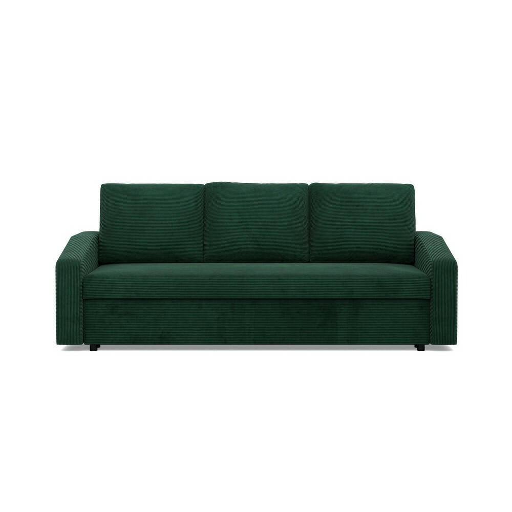 SOFA Neo mit abgeschrägter Armlehnen grün - Grün, Textil (220/92/92cm) - SIMKAM Furniture